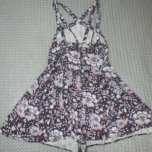 Urban Outfitters Goote Floral Romper with Pockets